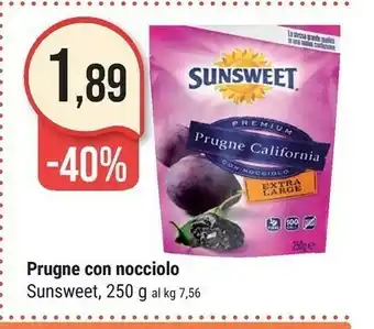 Supermercati Gulliver Sunsweet Prugne California 250 G(ml) offerta