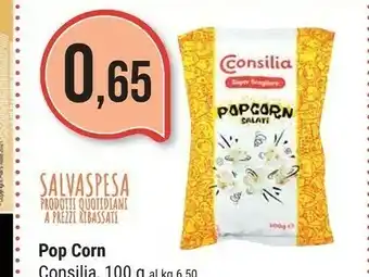 Supermercati Gulliver Consilia Pop Corn offerta