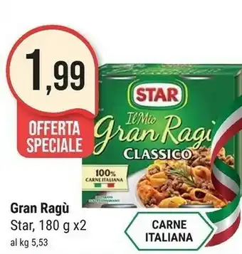 Supermercati Gulliver Star Gran Ragù Classico 360 G(ml) offerta