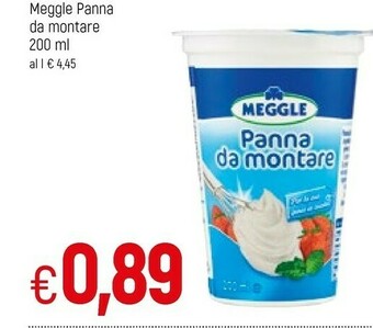 Famila Meggle Panna offerta