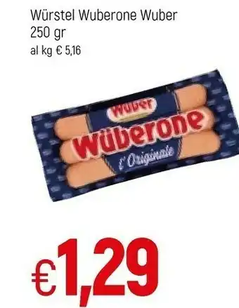 Famila Wuber Wurstel offerta