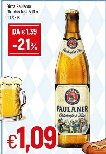 Famila Paulaner Birra offerta