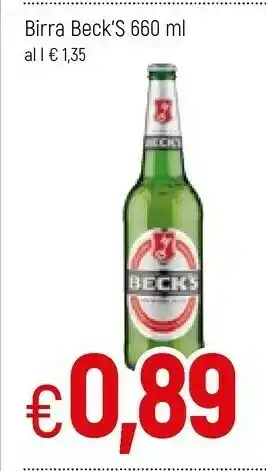 Famila Becks Birra offerta
