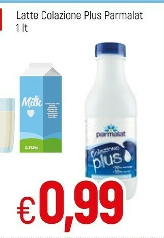 Famila Parmalat Latte parzialmente scremato offerta