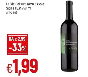 Famila Dell Nero d'Avola offerta