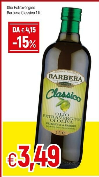 Famila Barbera Olio extravergine di oliva offerta