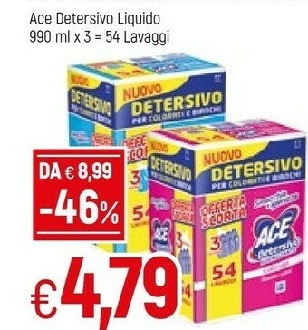 Famila Ace Detersivo lavatrice offerta