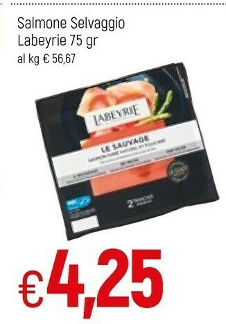 Famila Labeyrie Salmone affumicato offerta