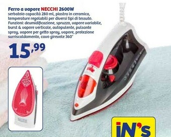 In'S Mercato Necchi Ferro A Vapore offerta