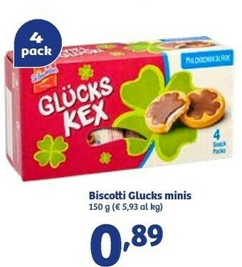 In'S Mercato Biscotti Glucks Minis offerta