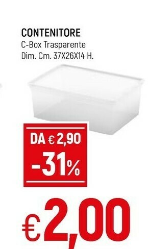Famila Contenitori in plastica offerta
