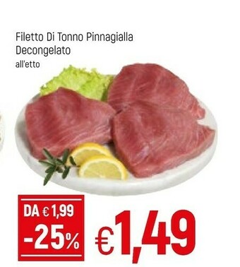 Famila Tonno fresco offerta
