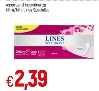 Famila Lines Assorbenti lines offerta