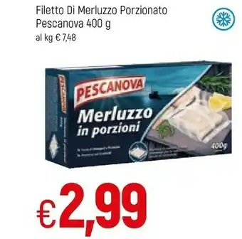Famila Pescanova Filetti di merluzzo offerta