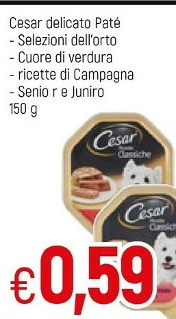 Famila Cesar Cibo per cani offerta