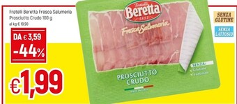 Famila Beretta Prosciutto crudo offerta