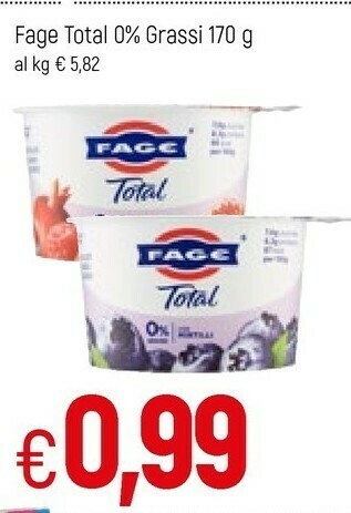 Famila Fage Yogurt greco offerta