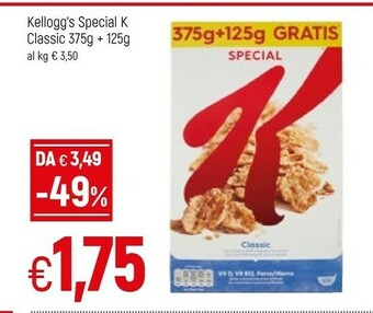 Famila Kelloggs Cereali offerta