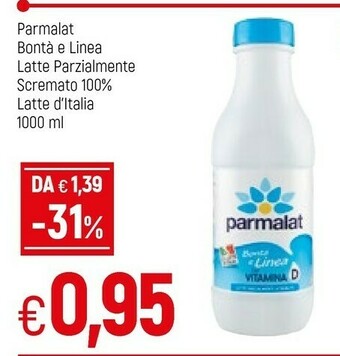 Famila Parmalat Latte parzialmente scremato offerta