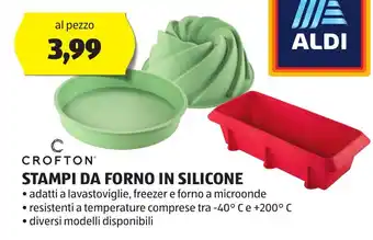 ALDI CROFTON STAMPI DA FORNO IN SILICONE offerta
