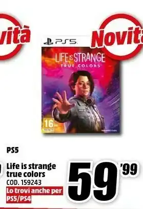 Koch Media Life Is Strange: True Colors Basic Tedesca, Inglese, ESP, ITA, Giapponese PlayStation 5