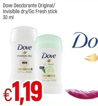 Famila Dove Deodorante offerta