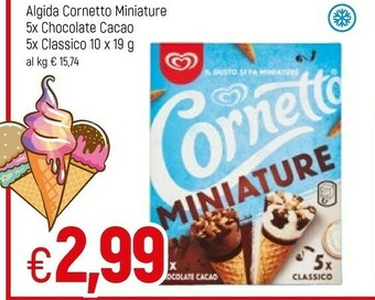 Famila Algida Cornetto offerta