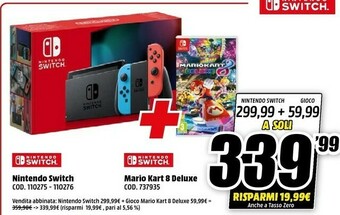 MediaWorld Nintendo Switch offerta