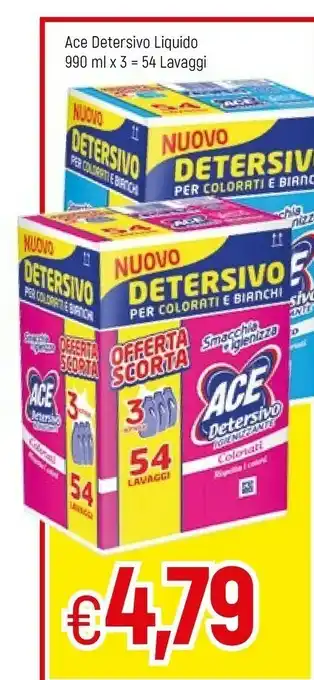 Famila Ace Detersivo lavatrice offerta
