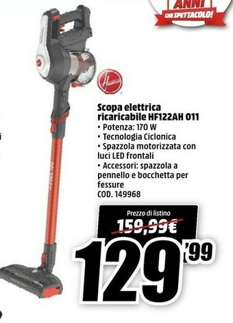 MediaWorld Scopa elettrica offerta