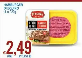 MD Discount Masina Hamburger Di Equino Skin offerta