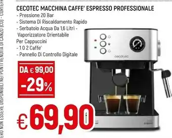 Famila Cecotec Macchina del caffè offerta