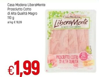 Famila Casa Modena Prosciutto cotto offerta