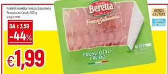 Famila Beretta Prosciutto crudo offerta