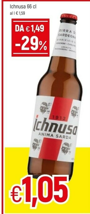 Famila Ichnusa Birra offerta