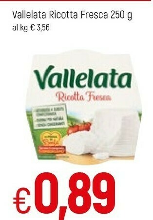 Famila Vallelata Ricotta offerta