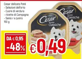 Famila Cesar Cibo per cani offerta