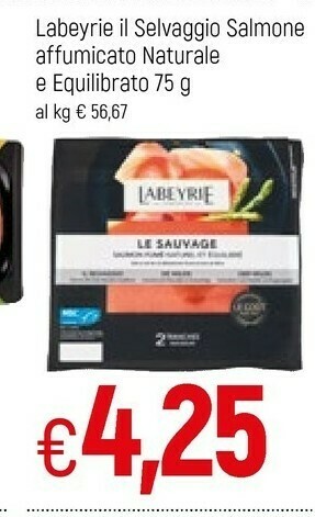 Famila Labeyrie Salmone affumicato offerta