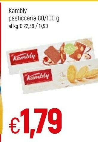 Famila Kambly Pasticceria offerta