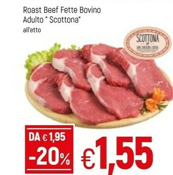 Famila Superstore Roast beef offerta