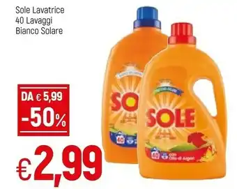 Famila Superstore Sole Detersivo lavatrice offerta