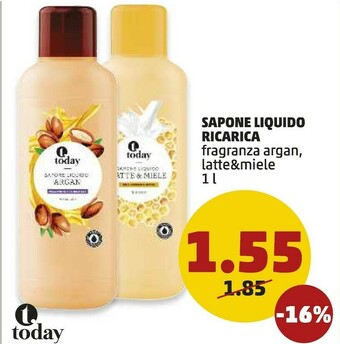 PENNY Today Sapone Liquido Ricarica offerta