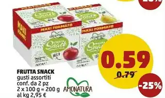 PENNY Servelade Frutta Snack offerta