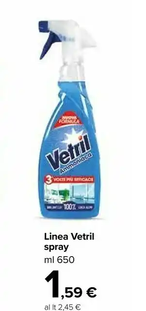 Carrefour Market Vetril Linea Spray offerta