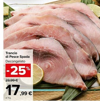 Carrefour Market Pesce spada offerta