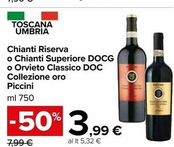 Carrefour Market Piccini Chianti offerta