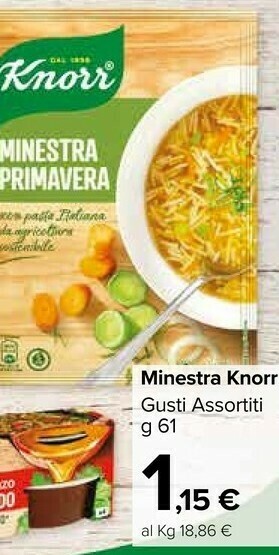 Carrefour Market Knorr Minestrone offerta