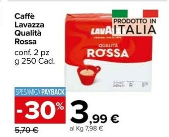 Carrefour Market Lavazza Caffè offerta