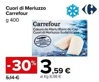 Carrefour Market Blanc Filetti di merluzzo offerta