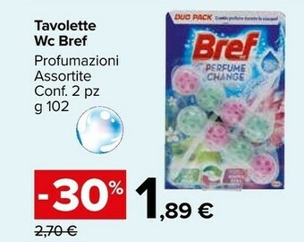 Carrefour Market Bref Pulizia bagno offerta